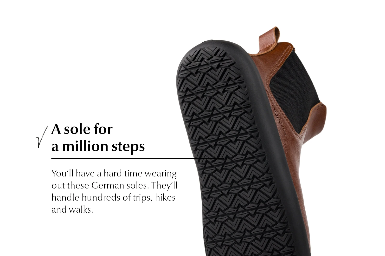 Ботинки Ahinsa Chelsea 2.0 Barefoot — коричневый, фото 4