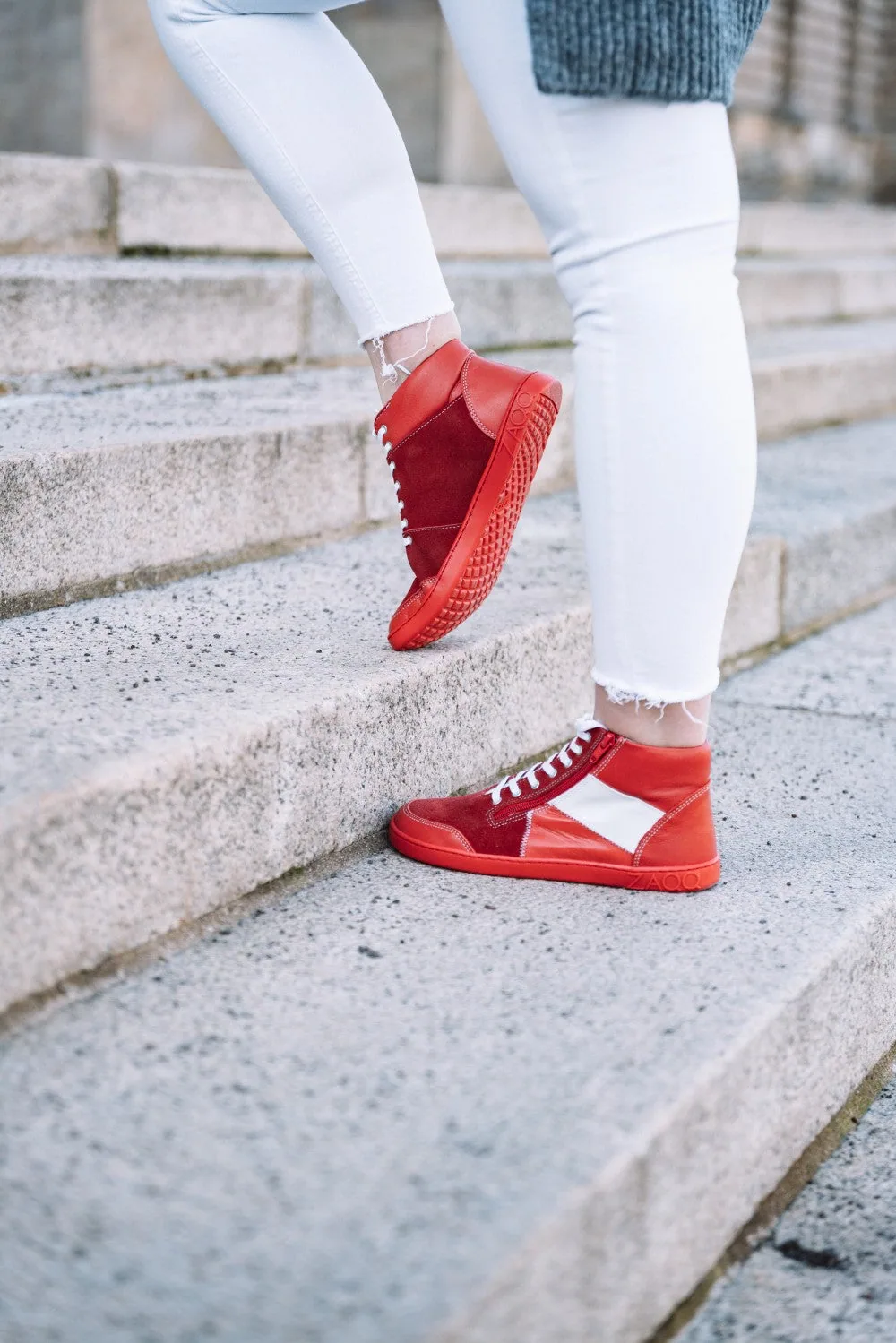 Женские кроссовки ZAQQ LUQQ Red (красный цвет), фото 6