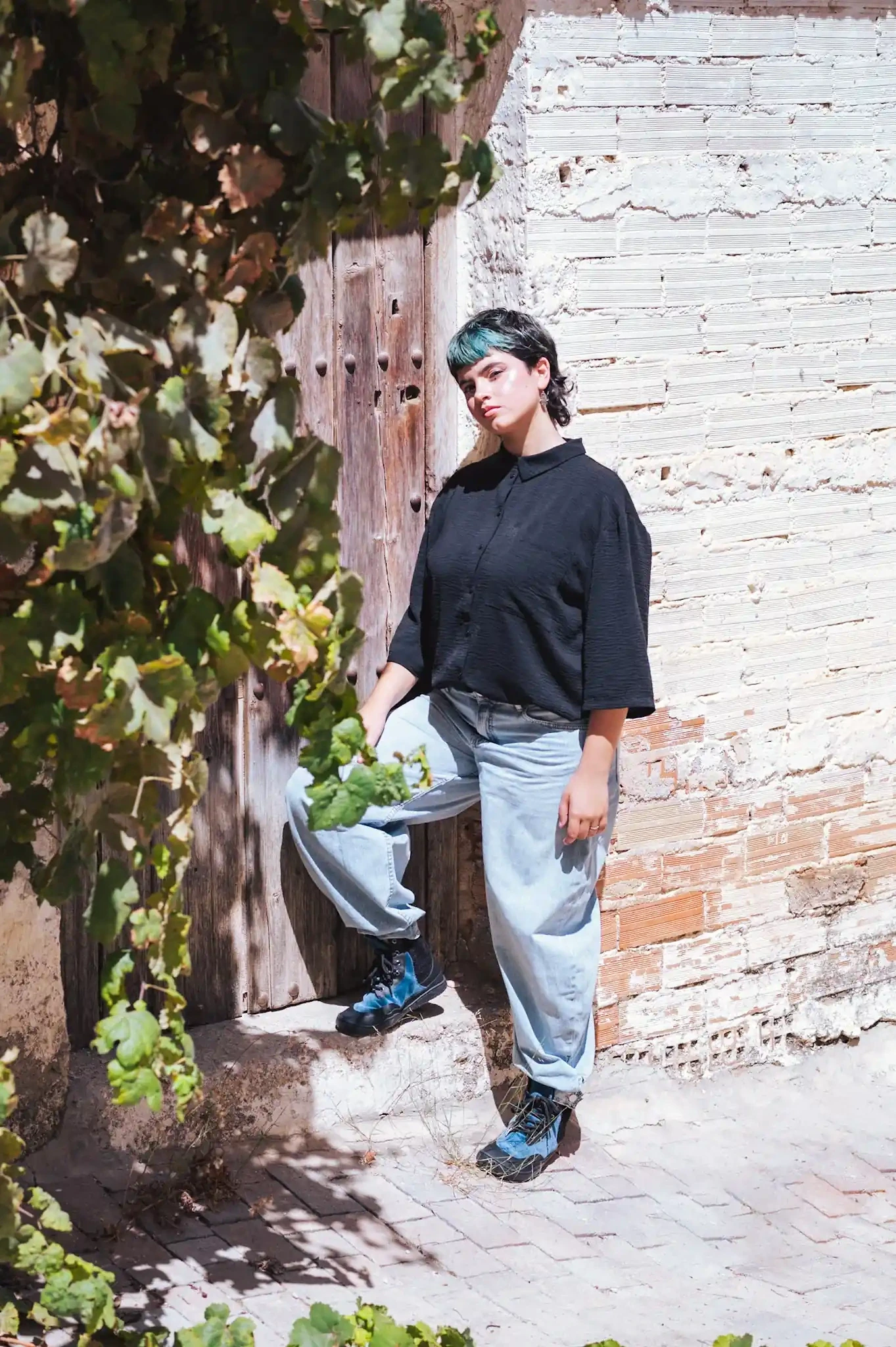 Босоногие ботинки Sambas the bambas Eclipse — синие с чёрным, фото 11