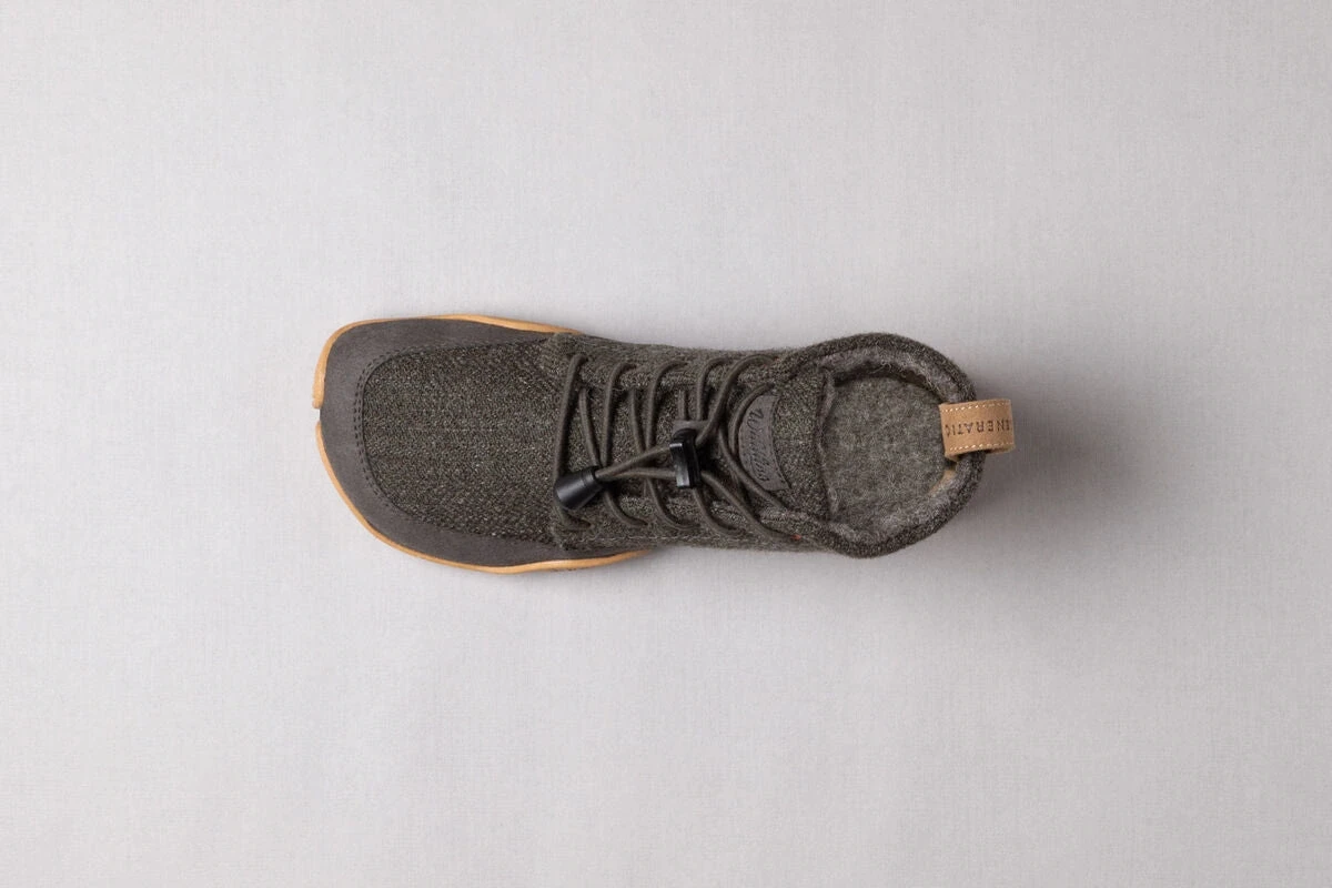 Босоногие ботинки Wildling Mispel для детей — коричневый, серый, фото 7