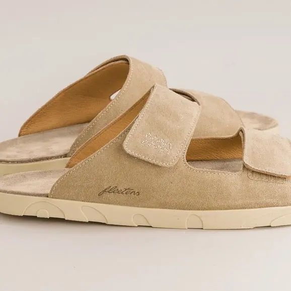Босоногие шлёпанцы Fleeters Coconut — серо-бежевый, фото 4