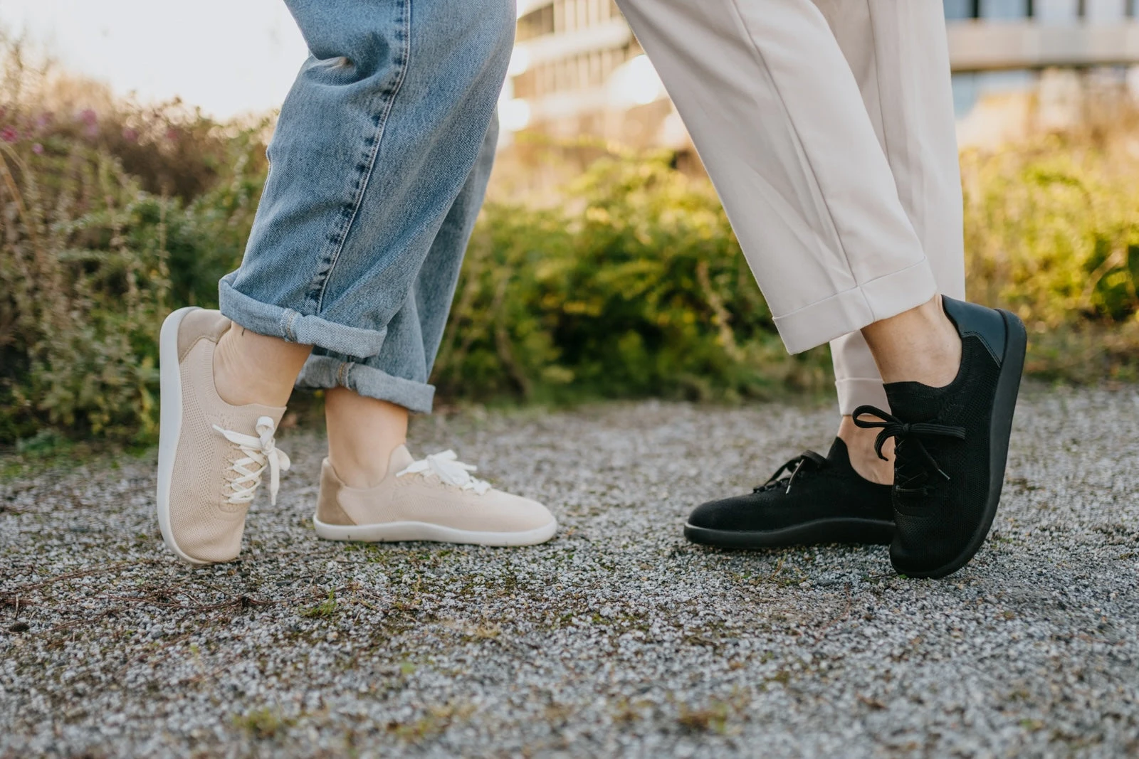 Кроссовки Ahinsa Softy Knit Barefoot — чёрный, фото 16