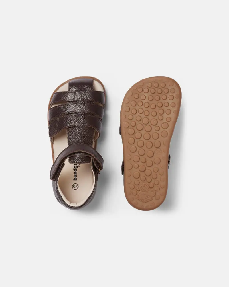 Детские босоногие сандалии Bundgaard Rox Dark Brown, фото 2