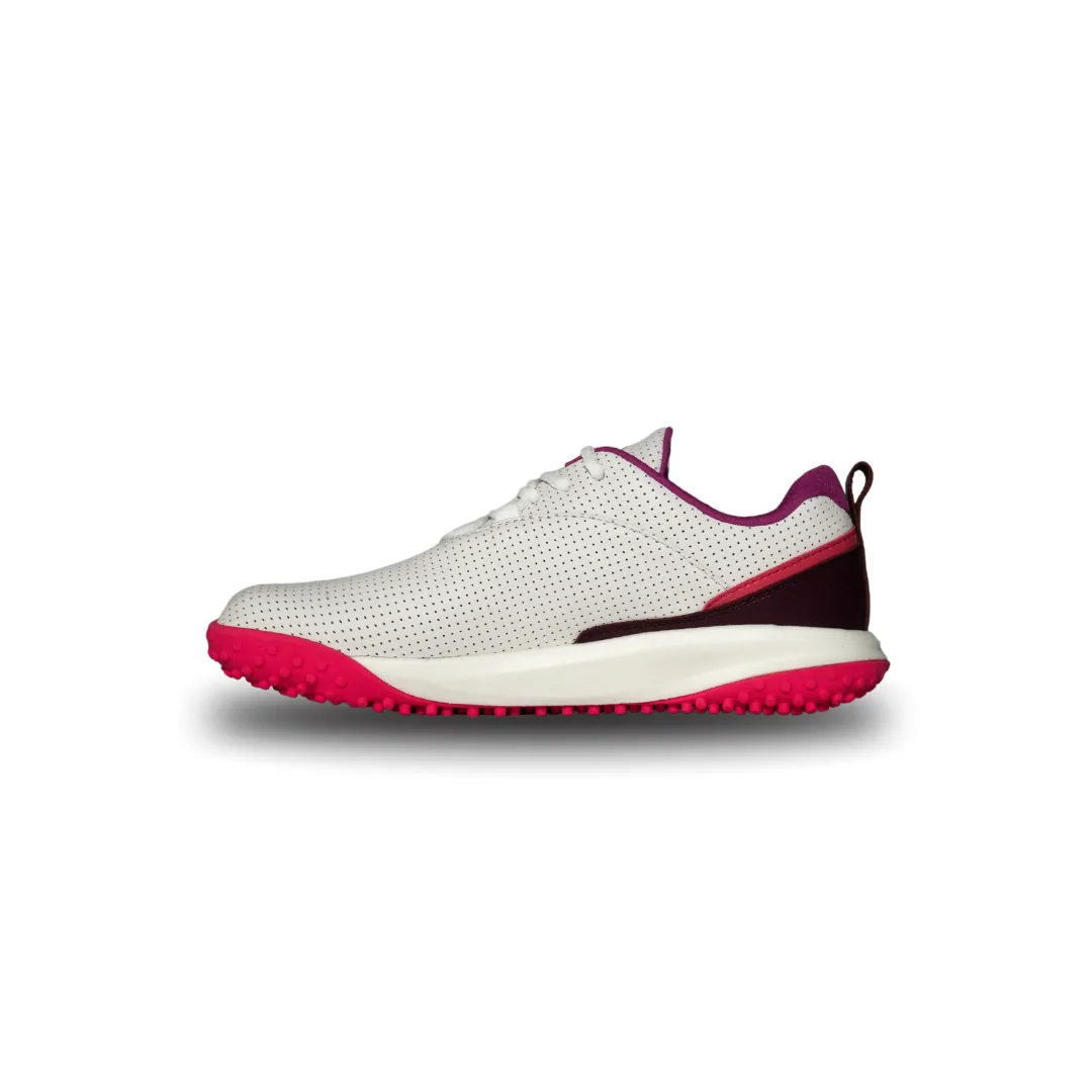 Женская обувь для гольфа Peluva Apollo Golf — белый / ягодный, фото 5