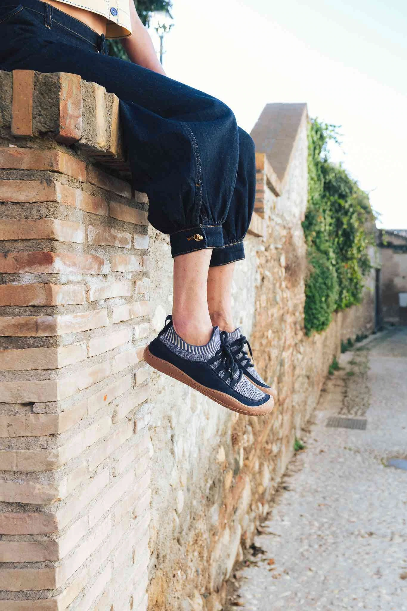 Босоногие кроссовки Sambas the bambas Essence Ocean — синие, фото 4