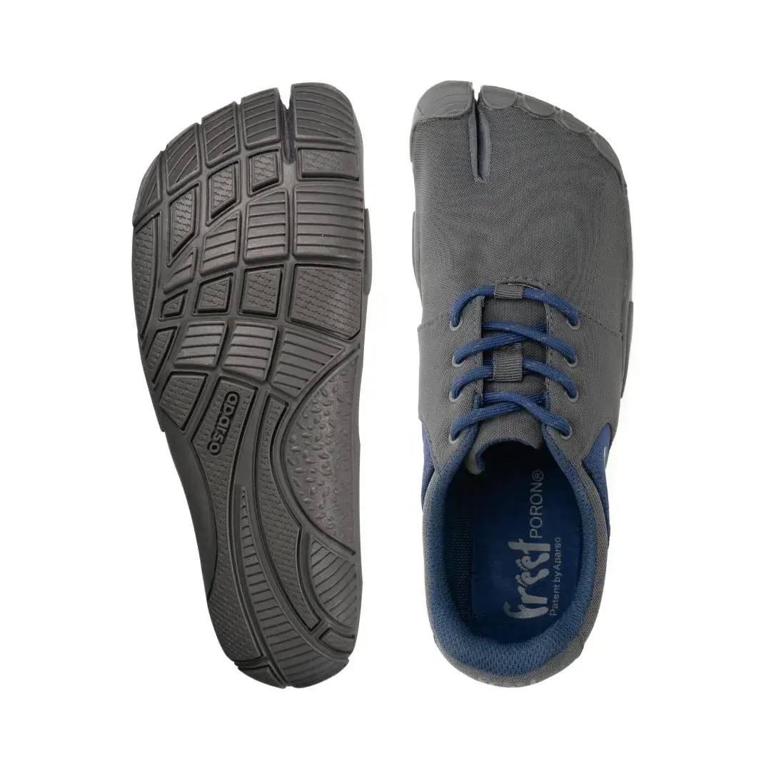 Босоногие кроссовки Freet Stride 2 4+1 — серый и тёмно-синий, фото 2