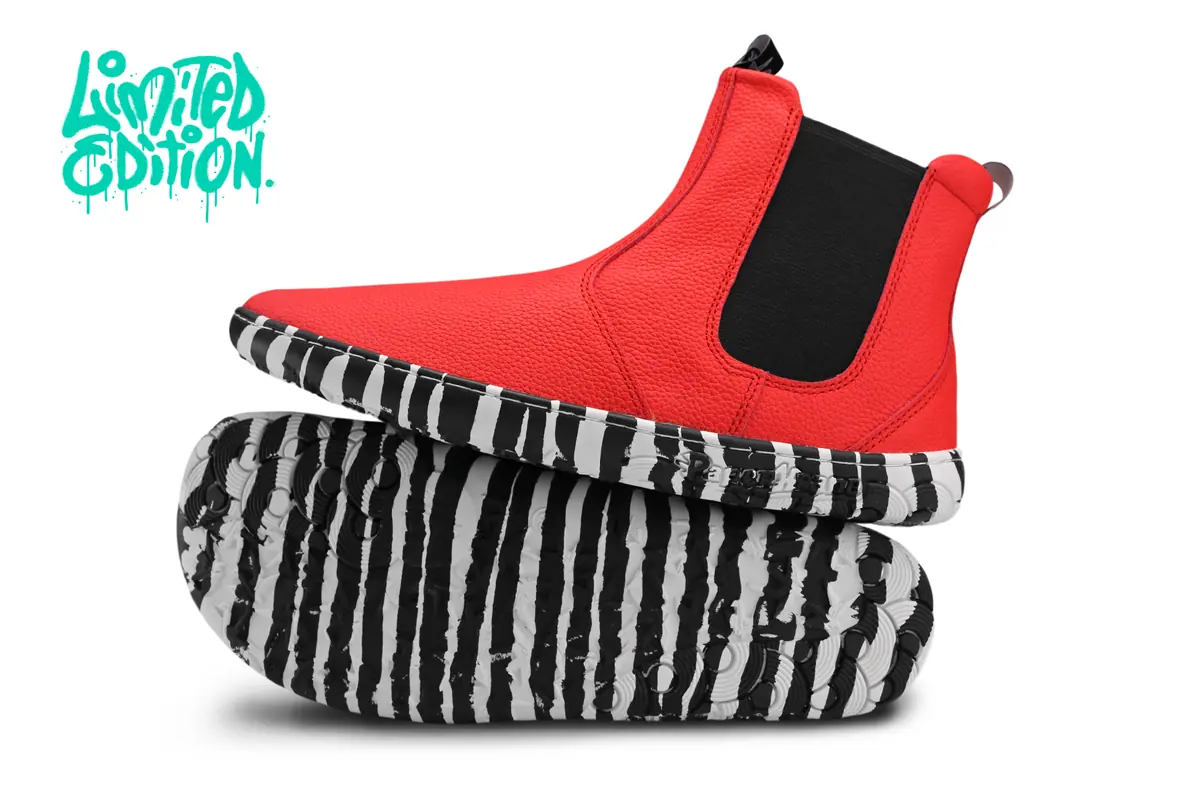 Босоногие ботинки Paperkrane RED ZEBRA — детские — фото 1 из 14